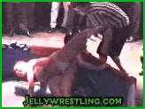 hot babes jelly wrestling